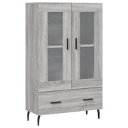 Credenza | Madia | Buffet da pranzo | Armadio da pranzo Grigio Sonoma 69,5x31x115 cm in Legno Multistrato