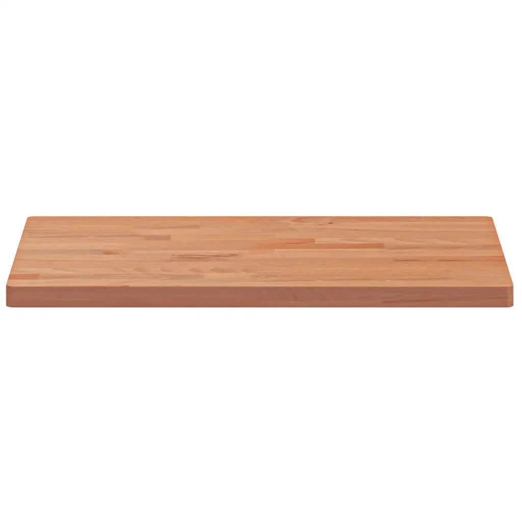 Piano Tavolo 60x40x2,5cm Rettangolare Legno Massello di Faggio 3188895