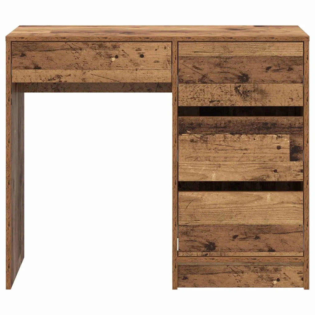 Scrivania | Tavolo da Ufficio Legno vecchio 90 x 37.5 x 75 cm Legno multistrato