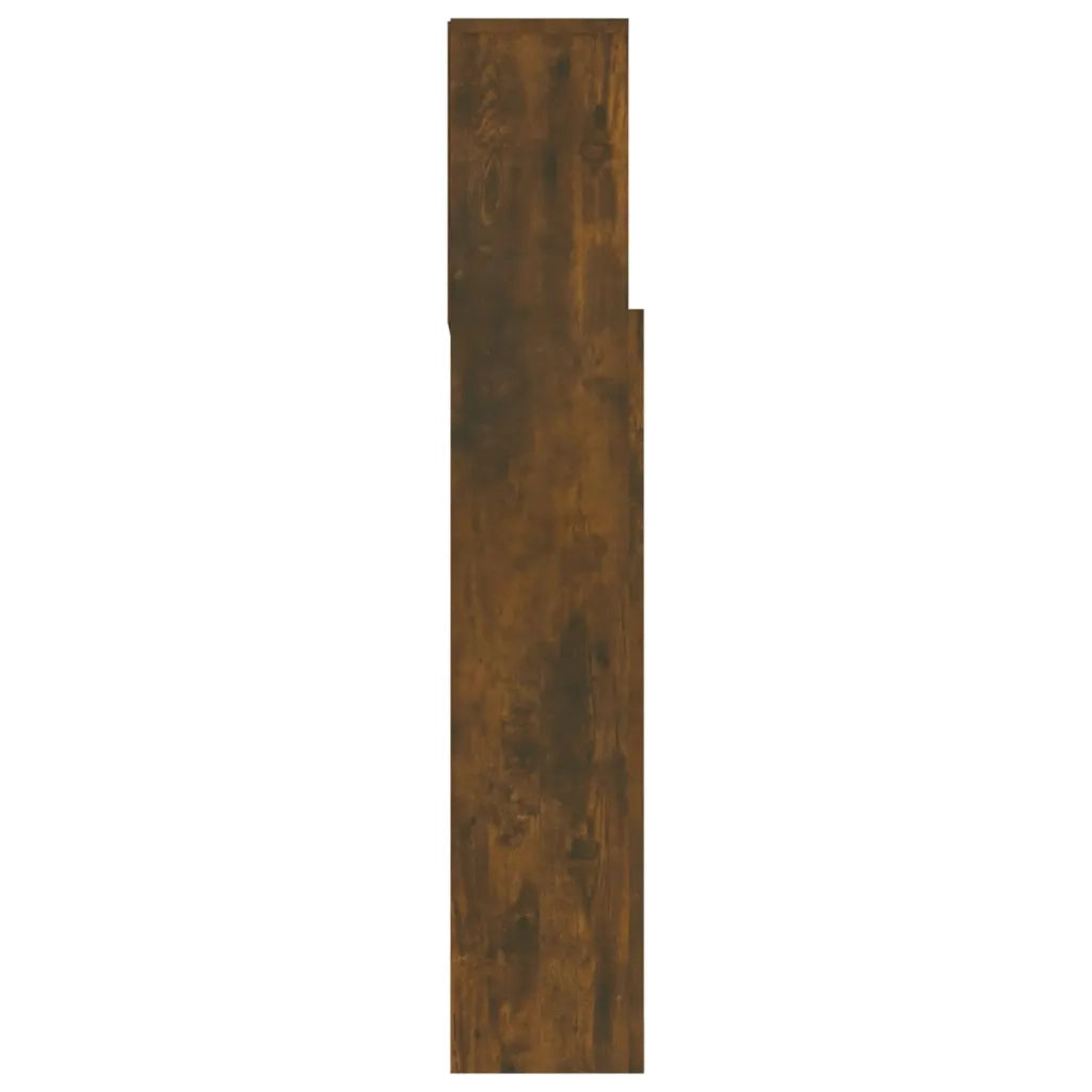 Testiera con Scomparti Rovere Fumo 180x19x103,5 cm 817255