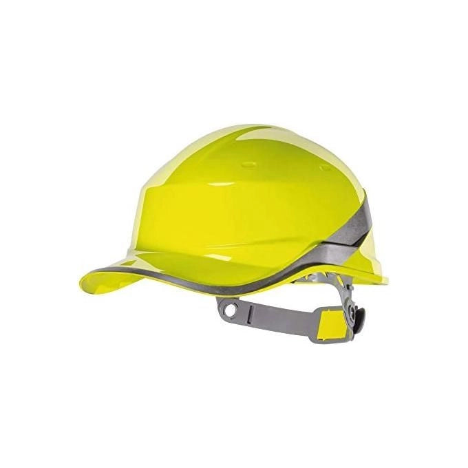 Delta Plus DIAMOND V Elmetto di Protezione ABS Design Baseball Regolabile 53-63 cm EN 397 EN 50365 colore Giallo