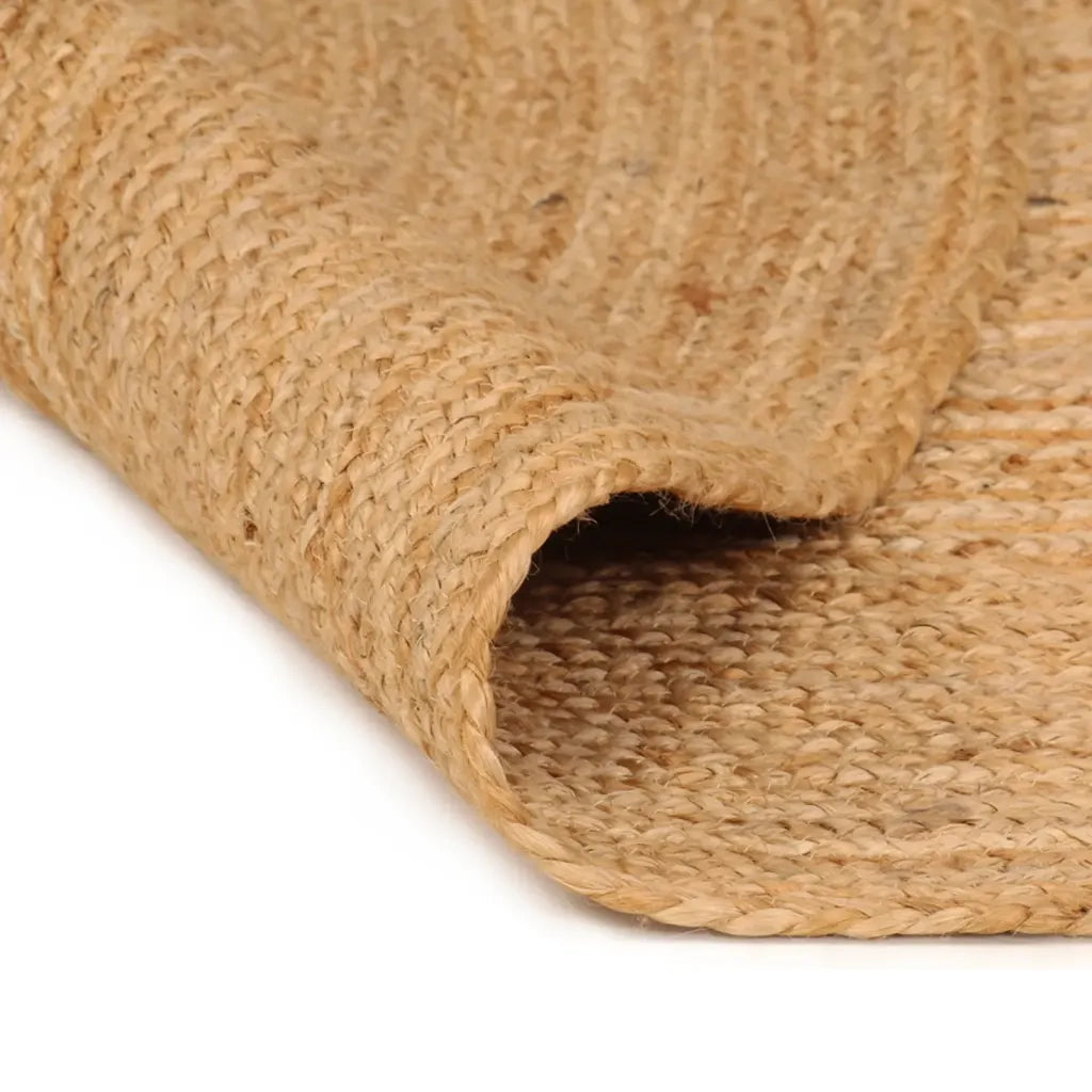 Tappeto in Juta Intrecciata 240 cm Rotondo 343586
