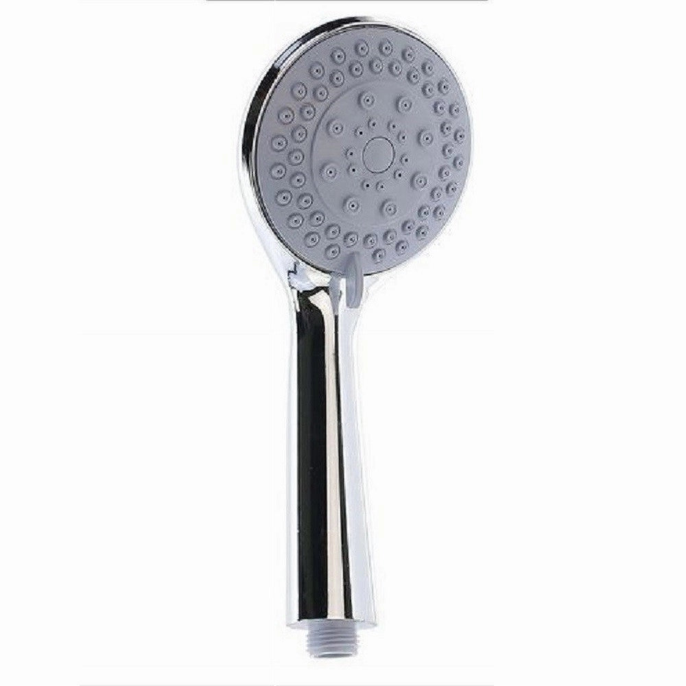 Trade Shop - Soffione Doccia Doccetta Multigetto Doccino Rotondo Moderno 10.5 X 24 Cm 59563 -