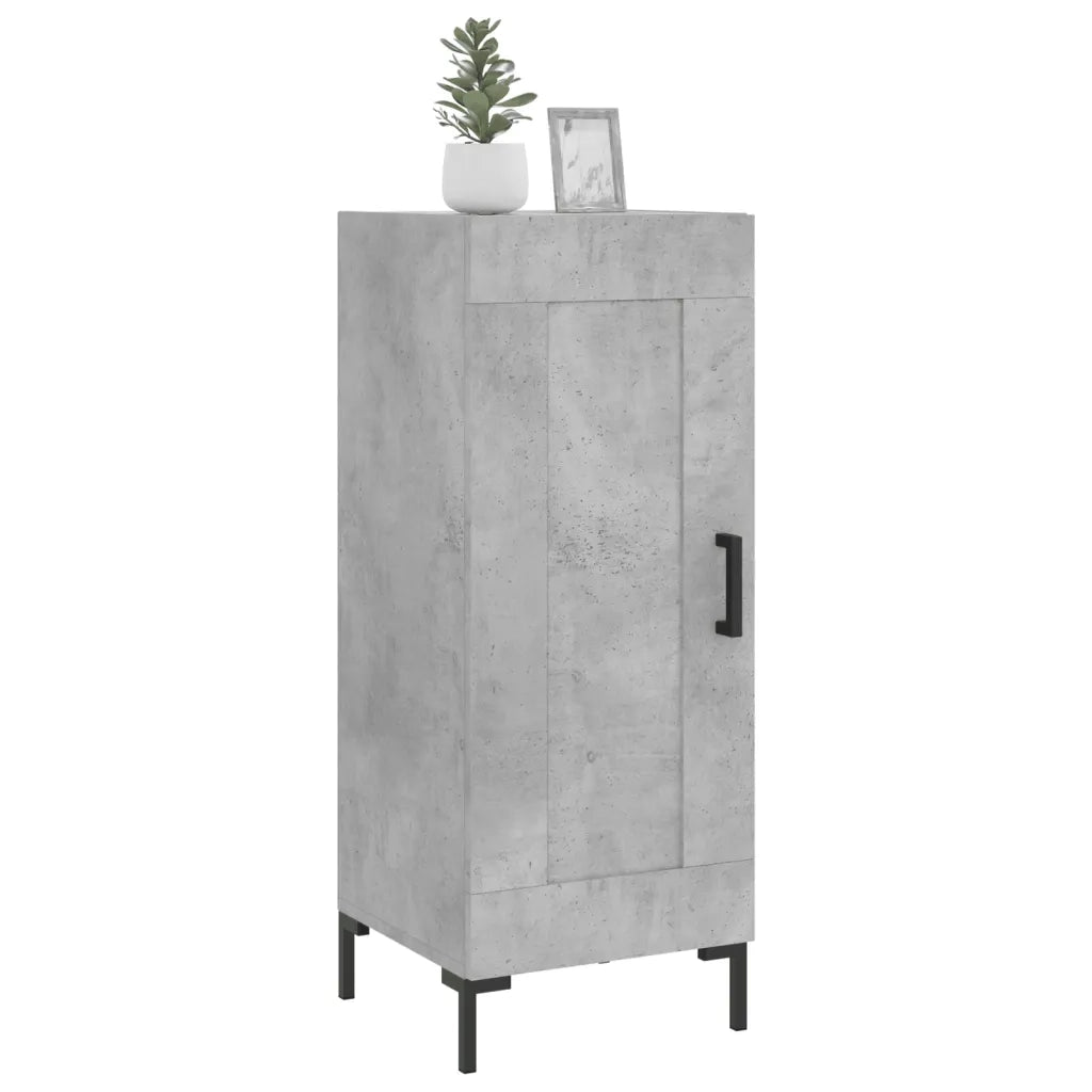 Credenza-Buffet-Armadio da cucina Grigio Cemento 34,5x34x90 cm in Legno Multistrato 521972