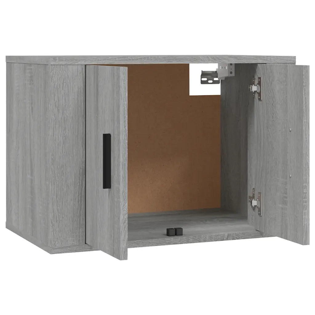 Mobili Porta TV a Parete 3 pz Grigio Sonoma 57x34,5x40 cm 3188348