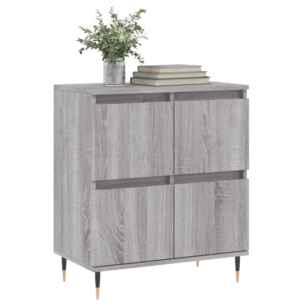 Credenza Grigio Sonoma 60x35x70 cm in Legno Multistrato 831210