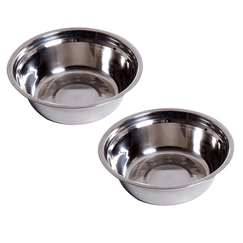 Stazione rialzata per ciotole per cani con struttura in MDF