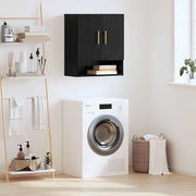 Armadietto a muro Rovere nero 60 x 31 x 70 cm Legno multistrato 879536