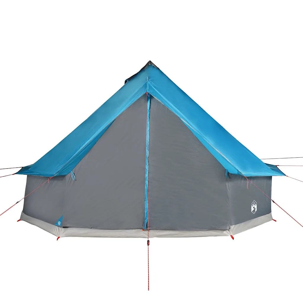 Tenda Familiare Tipi per 12 Persone-Tenda da campeggio Blu Impermeabile
