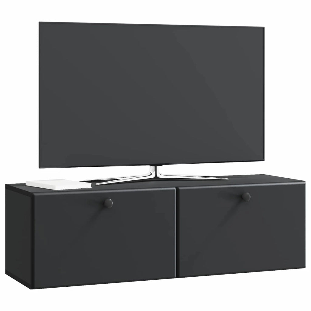 Mobile Porta TV da Muro 98 x 31 x 30 cm Nero 899236