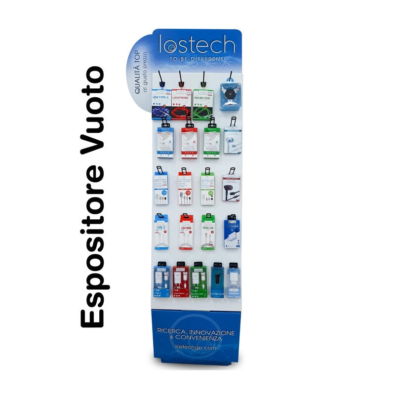 LOSTECH ESPOSITORE MONOFACCIALE 45X18XH170 CM- 1,0 pz