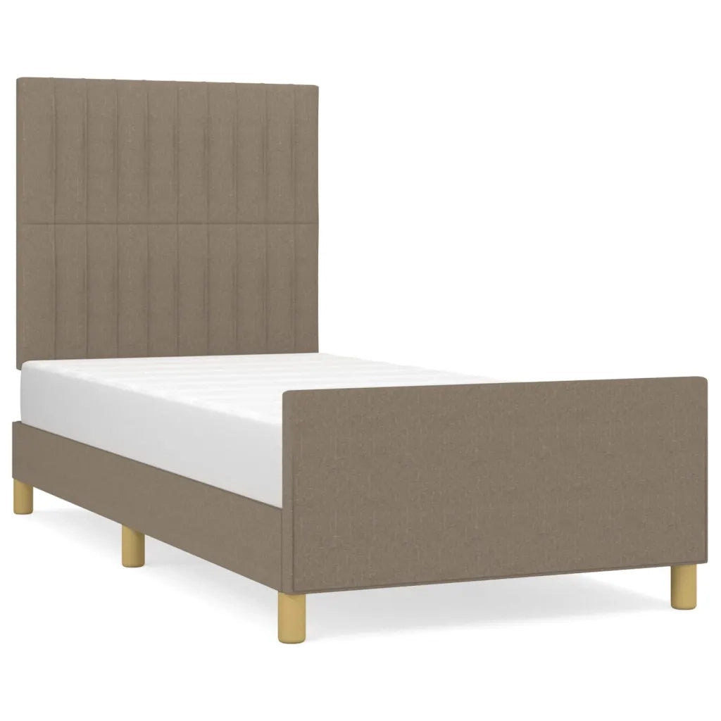 Giroletto senza Materasso Tortora 90x190 cm Tessuto