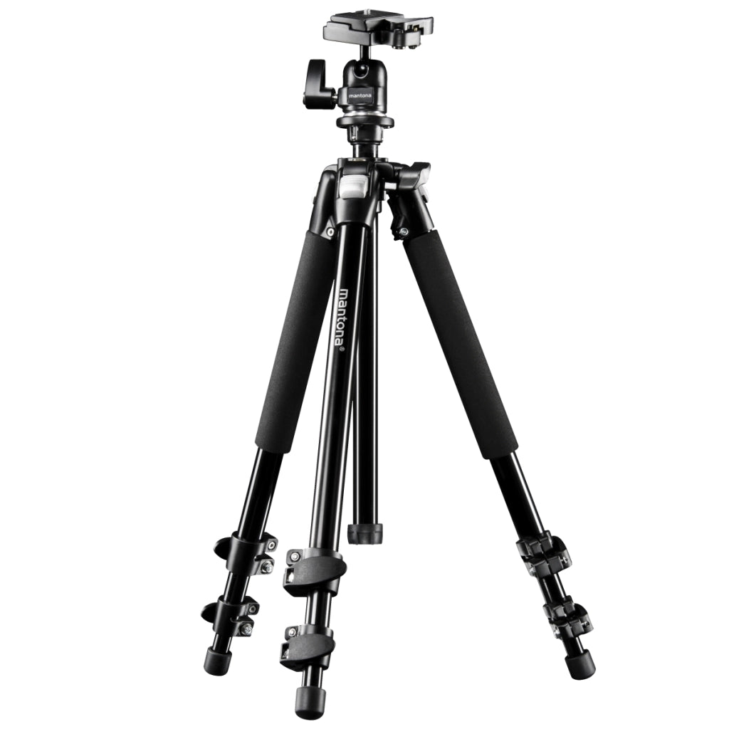 Mantona Scout Trekking 2in1 set comprendente zaino fotografico Trekking e treppiede fotografico Scout per fotocamere DSLR e di sistema