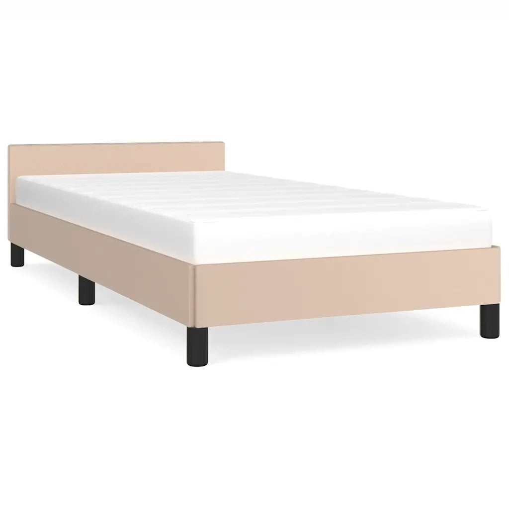 Giroletto con Testiera Cappuccino 80x200 cm in Similpelle cod mxl 58713