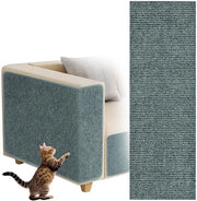 Krabbammat per gatto, 30 x 100 cm, tagliabile su misura, piastrelle per parete, protezione contro graffi sul divano (grigio chiaro)