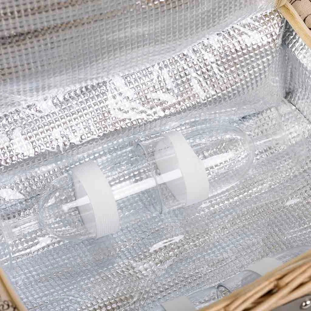 Cestino pic-nic marrone 40x28x19h