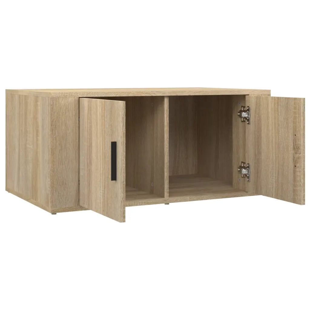 Tavolino da Salotto Rovere Sonoma 80x50x36 cm Legno Multistrato 816515