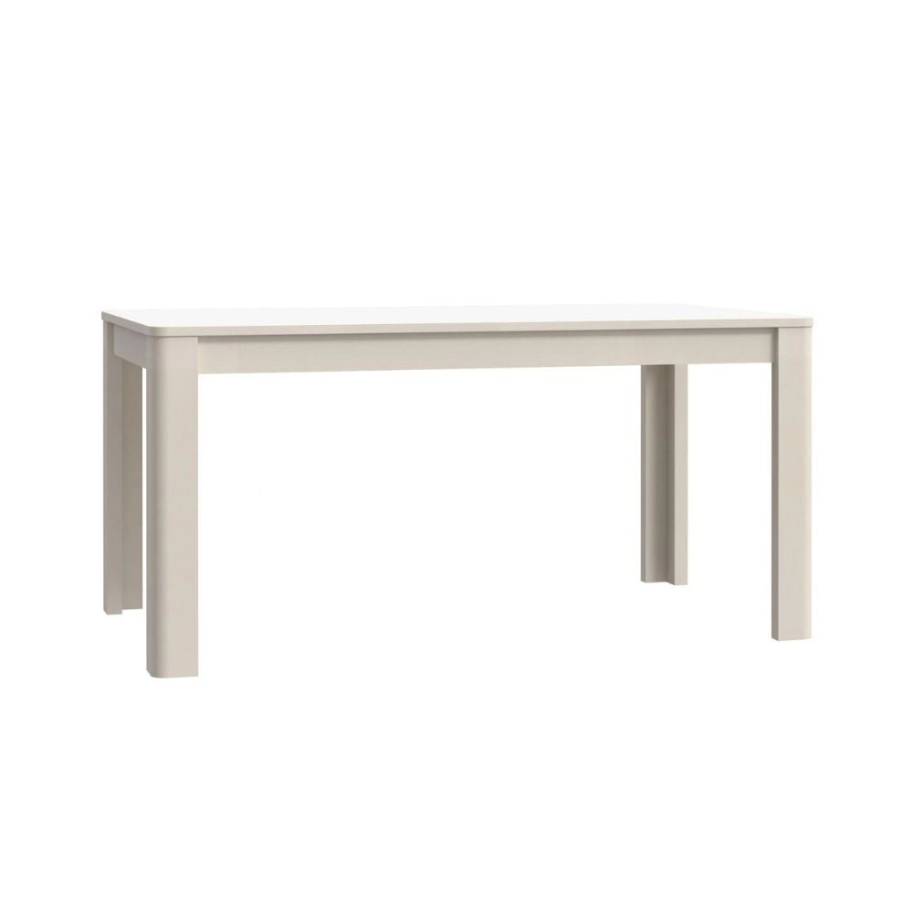 Tavolo rettangolare allungabile Mono Core 160/206 cm con allunga centrale colore cashmere