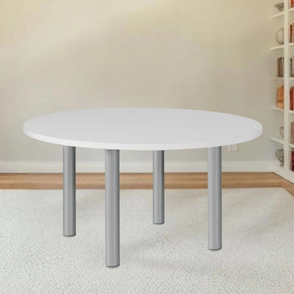 Tavolo rotondo Manila 120x120x76H colore bianco