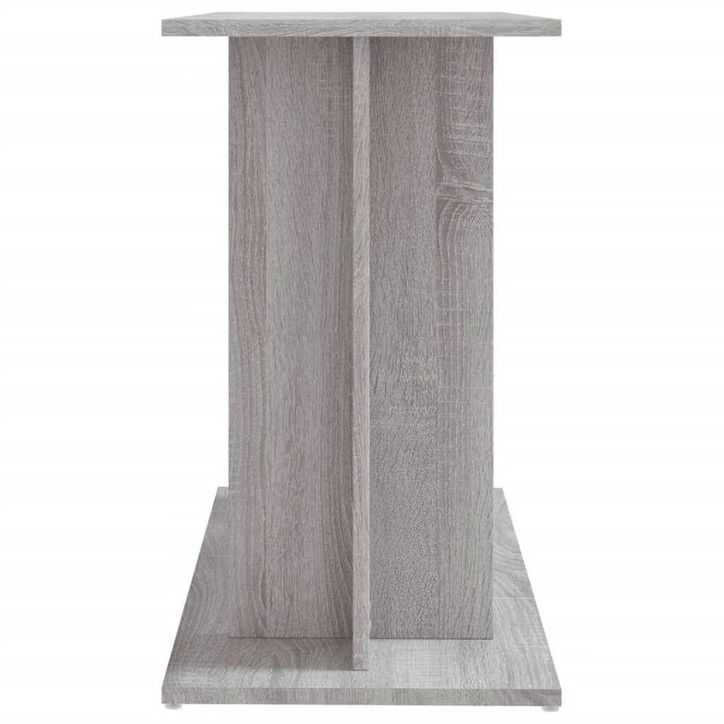 Supporto base per mobiletto acquario mobili Sonoma 80 x 35 x 60 cm legno ingegnerizzato grigio 02_0045092