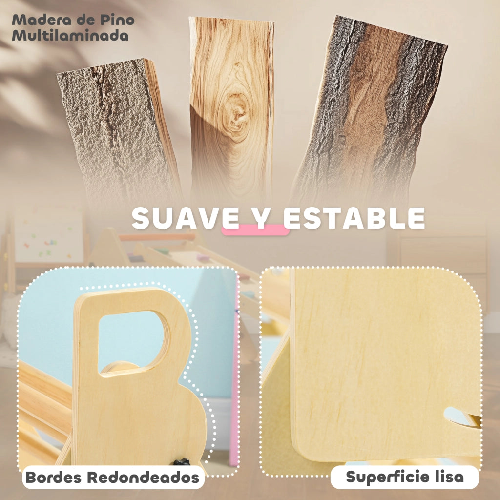 Scala per bambini ¨C Zephmum ¨C 82x66x71 cm naturale