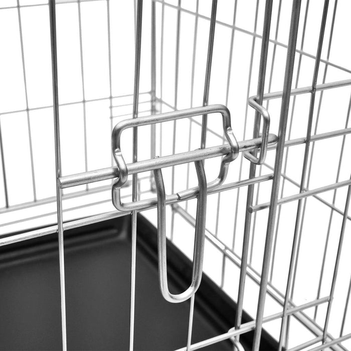 Gabbia per cani pieghevole in metallo acciaio zincato 76 x 55 x 61 cm 3702021