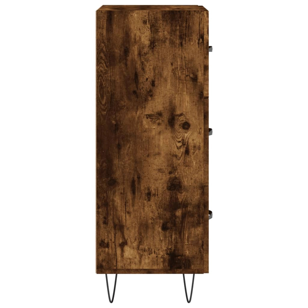 Buffet credenza cassettiera armadio mobile contenitore organizer per cucina soggiorno salotto 34,5 x 34 x 90 cm legno ingegnerizzato marrone 02_0030907