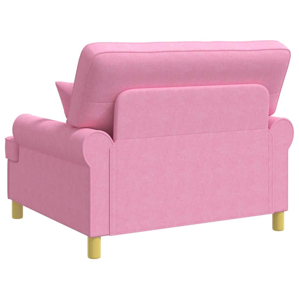 Poltrona con cuscini Rosa Tessuto 42043515