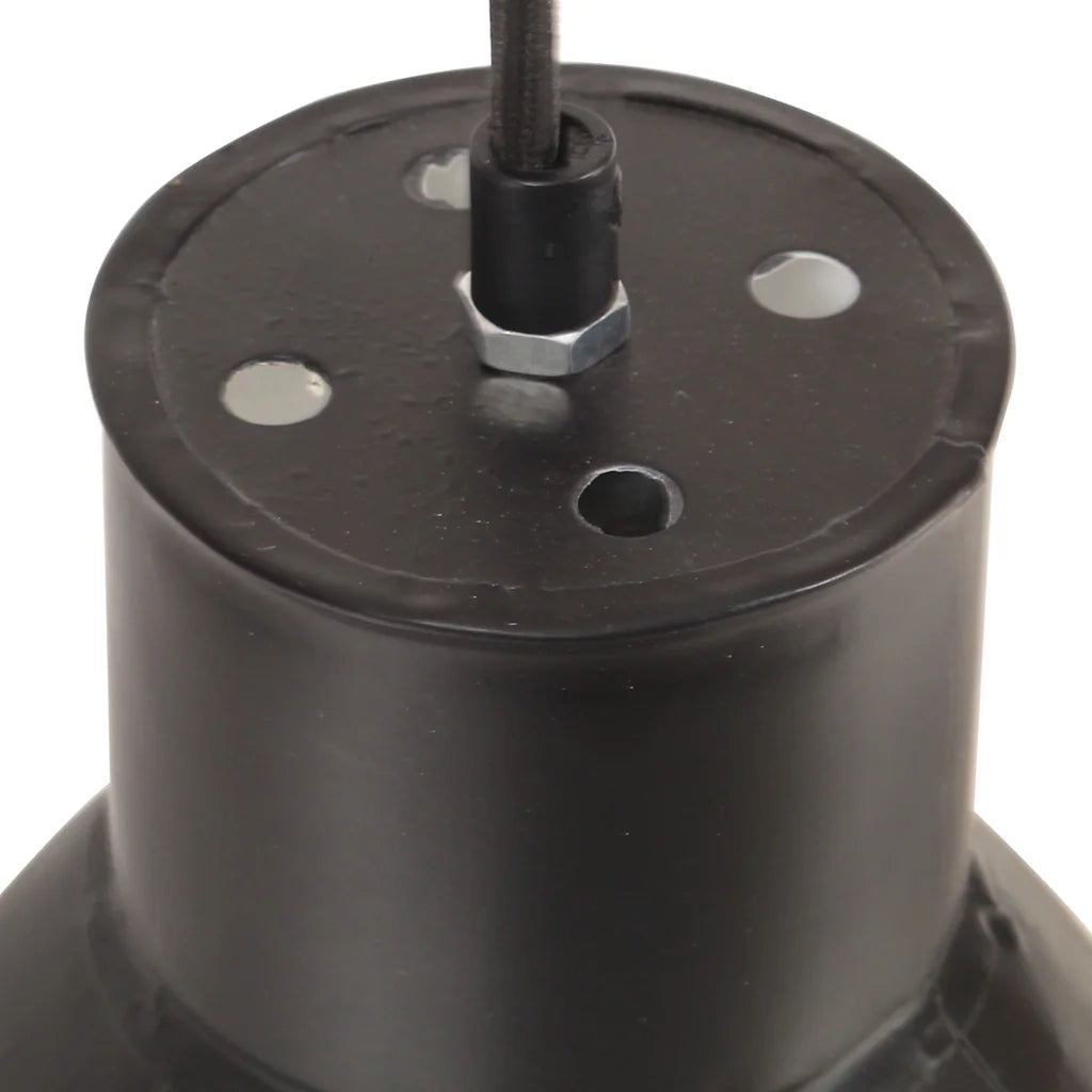 Lampada a Sospensione 25 W Nera Rotonda 17 cm E27 CFW7298531
