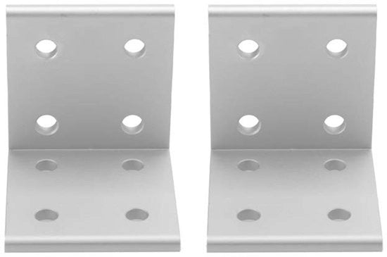 Sostegno angolare leggero - 90 gradi - Angolo curvo - Alluminio - Facile da installare - Per strutture/ mobili - Eseguimento delicato - Unitore angolare