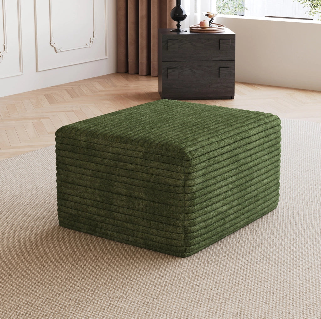 POUF Verde 72x18x18 cm in tessuto