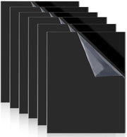 Set di 6 lastre di acrilato nero A4 - vetro acrilico su misura tagliato per fotoalbum e display - 30 x 20 cm