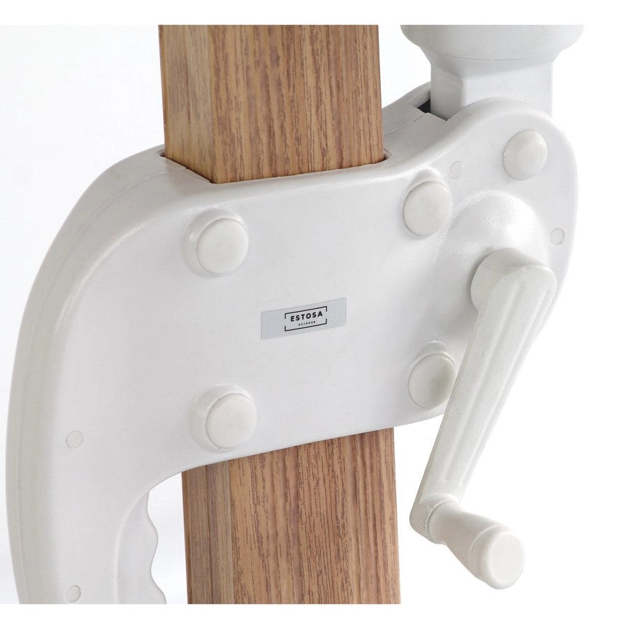 Ombrellone da Giardino Ø3,5m in alluminio effetto legno Roma Wood