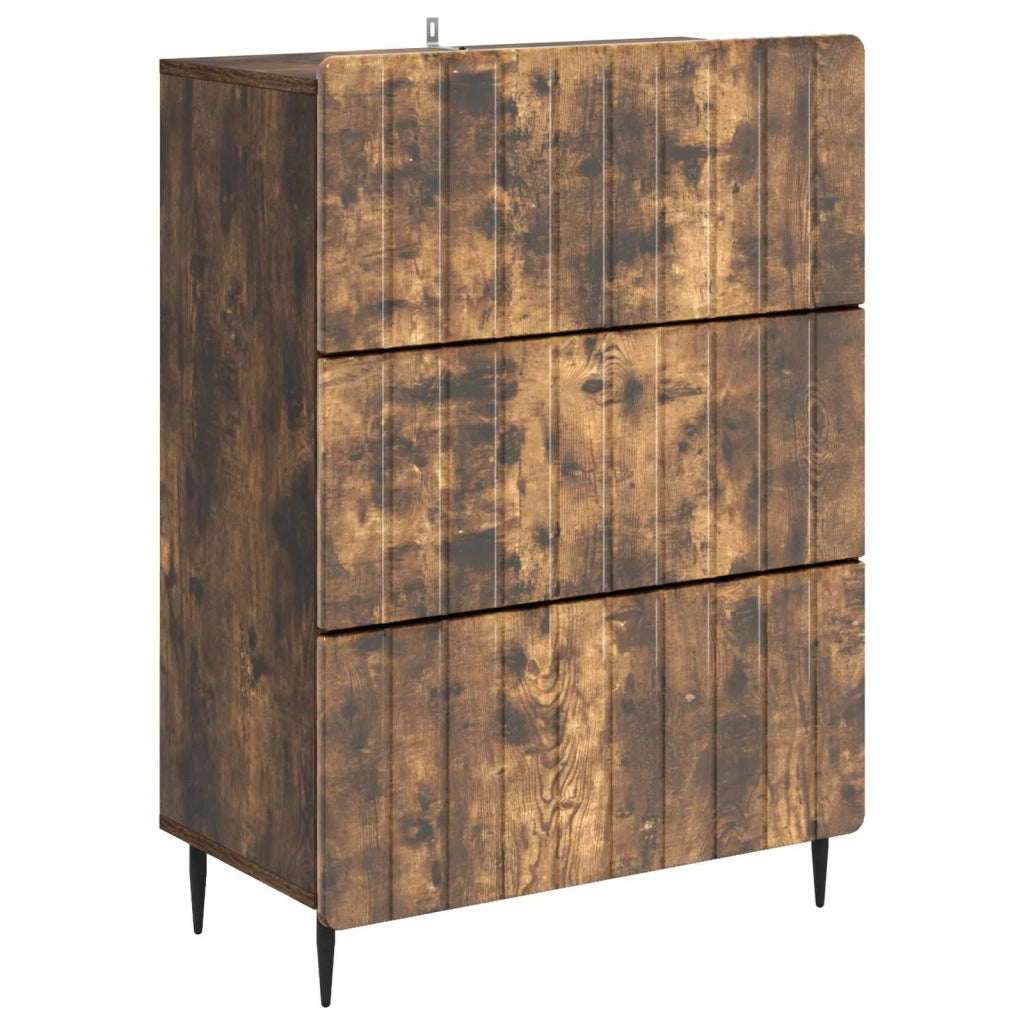 Mobile con Cassetti Rovere Fumo 66 x 34,5 x 92 cm 894380