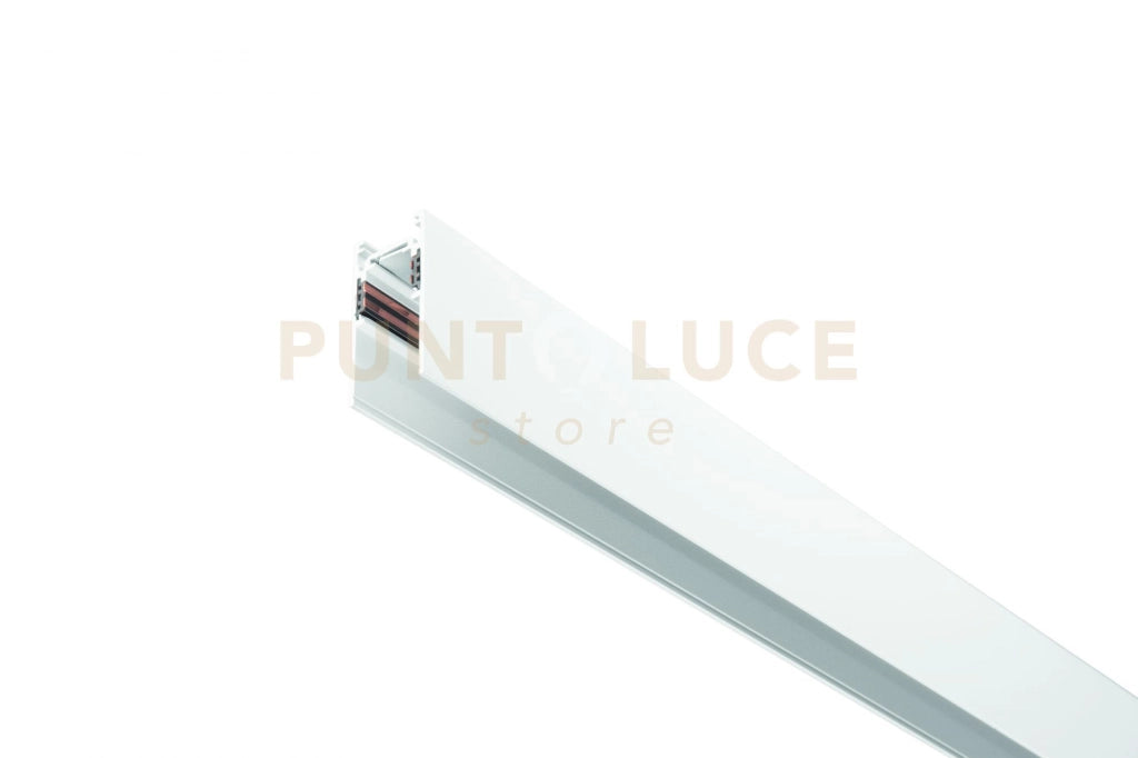 BINARIO MAGNETICO LINEARE A SUPERFICIE SEZIONABILE RETTANGOLARE BIANCO CM200