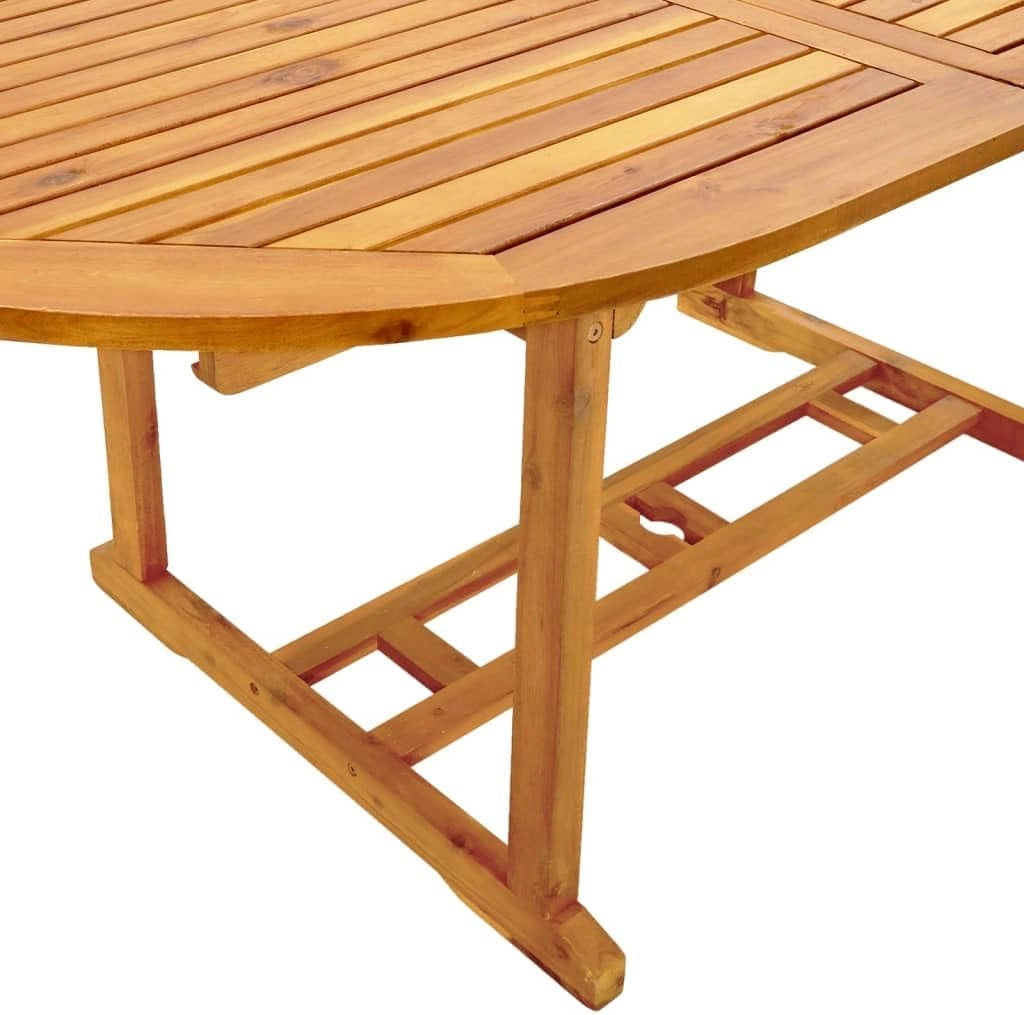 Set da pranzo da giardino 5 pezzi in legno massello di acacia e textilene, set tavolo e sedie da giardino, tavolo terrazza esterna e sedie, set terrazza, mobili da giardino esterno - 3279280