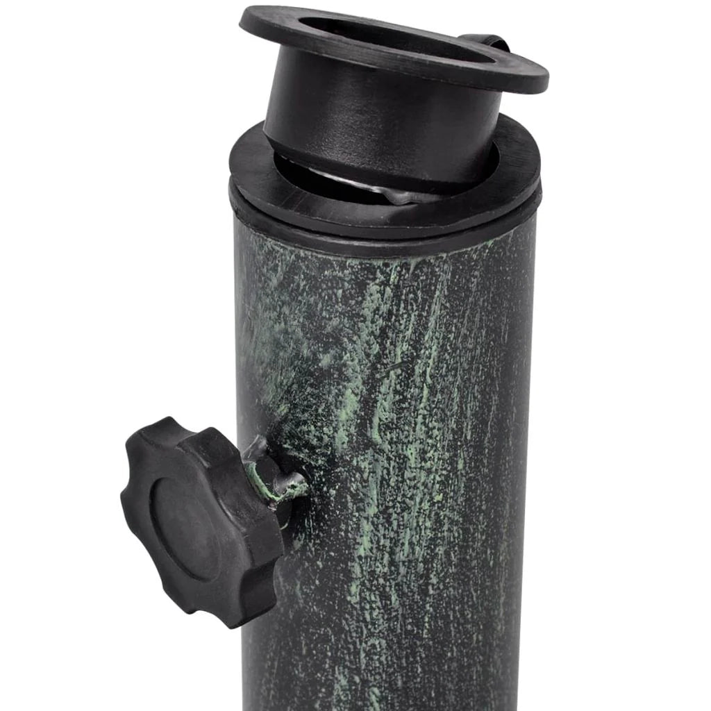 Base per ombrellone in ghisa 35/38/48 mm 12 kg 48 cm nero 2202094