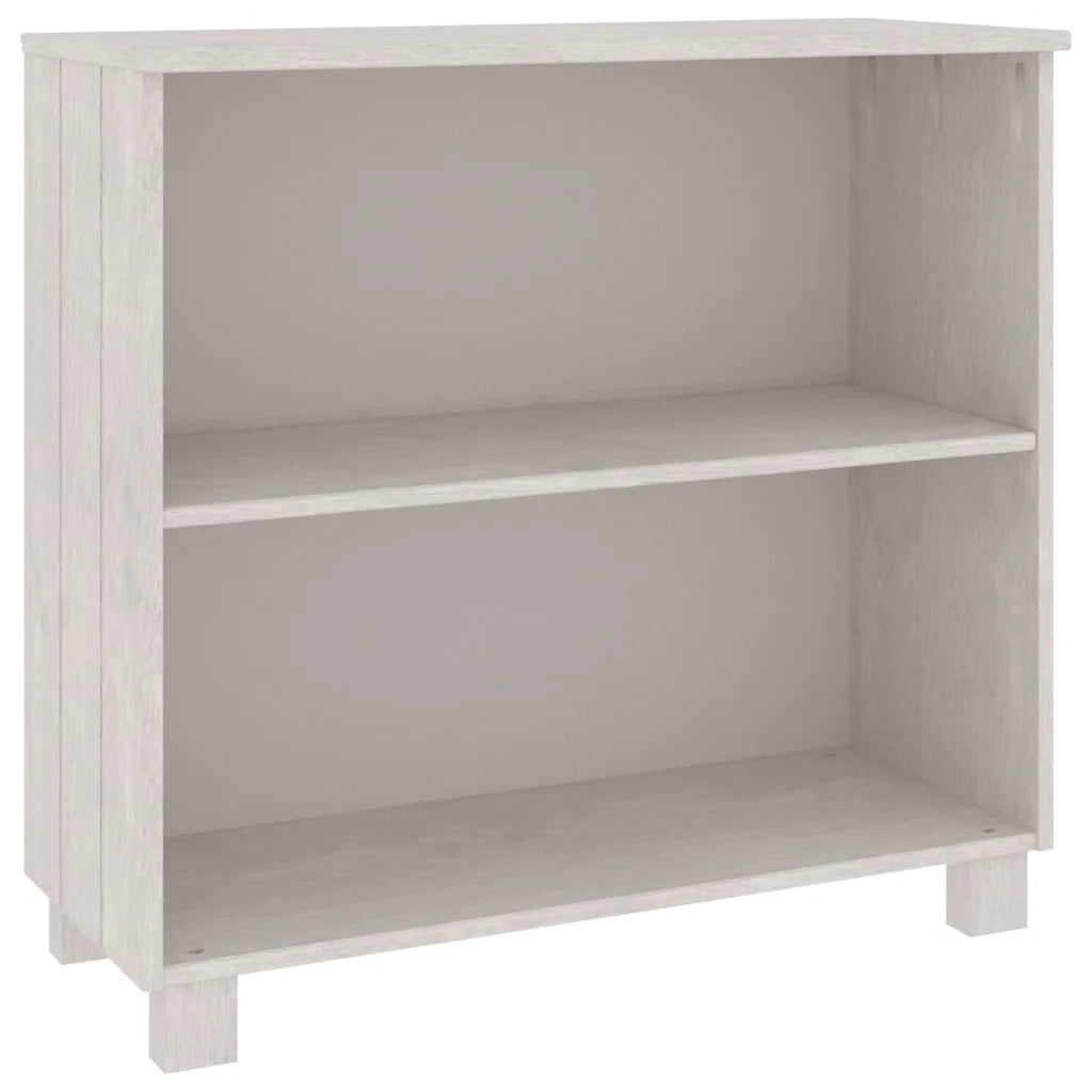Credenza | Madia | Buffet da pranzo | Armadio da pranzo HAMAR Bianca 85x35x80 cm in Legno Massello di Pino