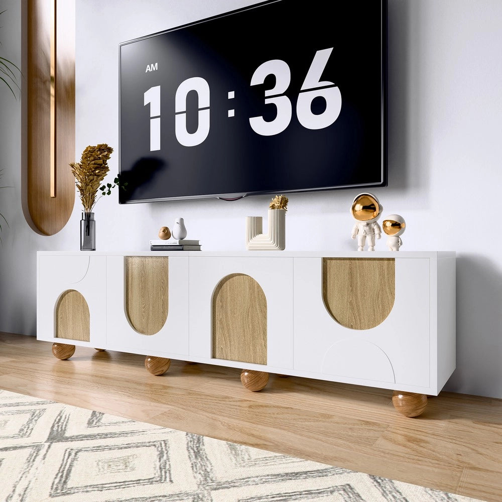 Mobile TV 4 Ante Vintage ¨C Xylo ¨C Legno, 175x38x50 cm