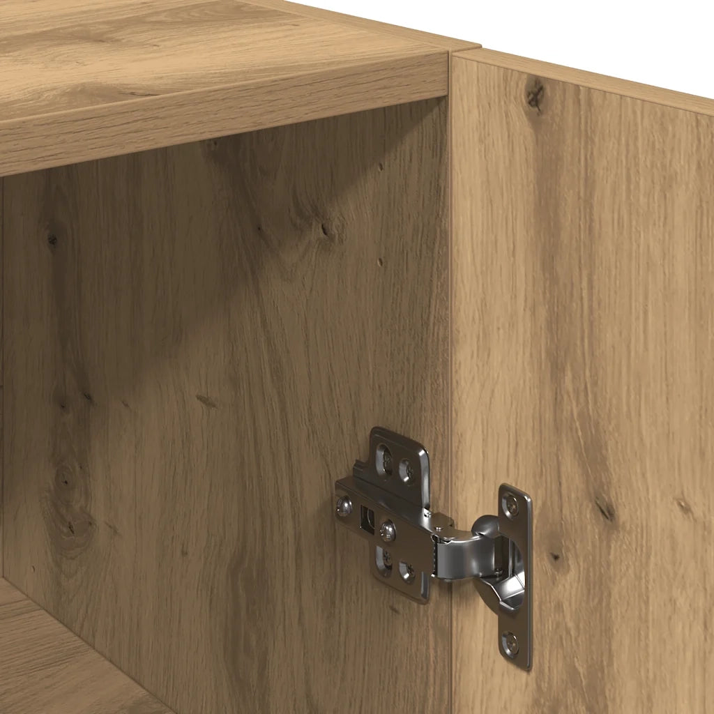 Mobile TV Rovere Artigianale 30,5x30x90 cm in Legno Multistrato