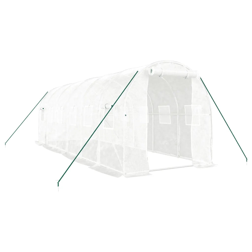 Serra con Telaio in Acciaio Bianco 12 mÂ² 6x2x2 mcod mxl 124679