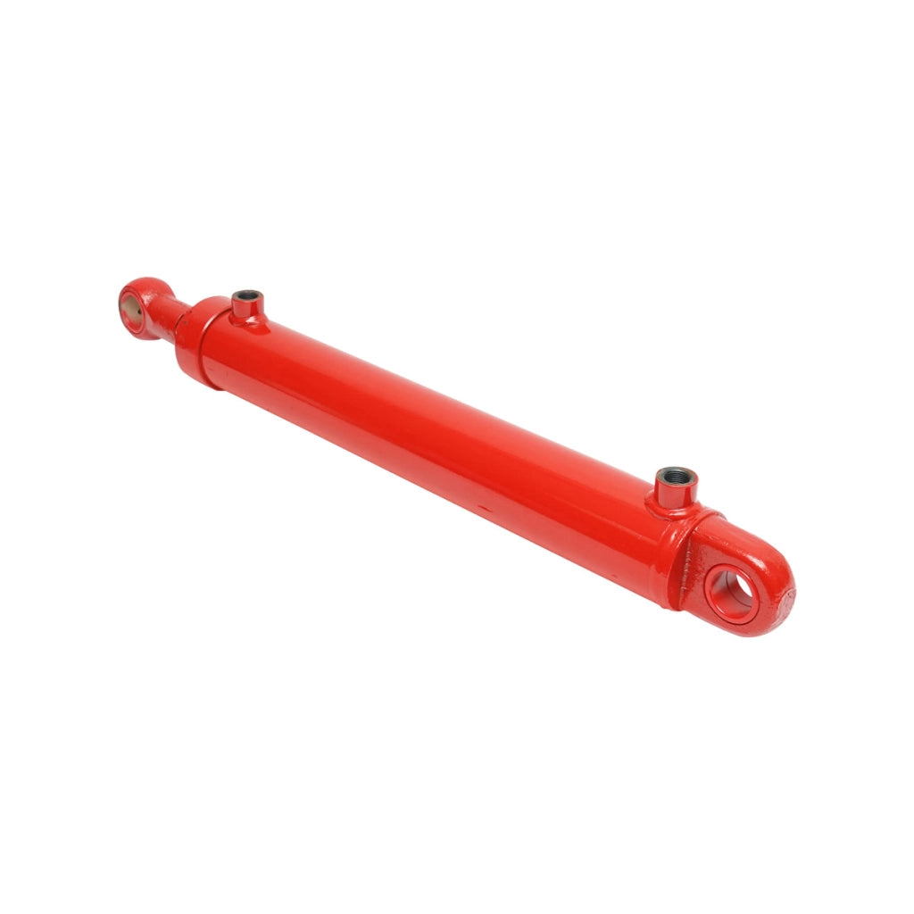 Cilindro idraulico 73x63x35x660x400mm attacco olio Ø18