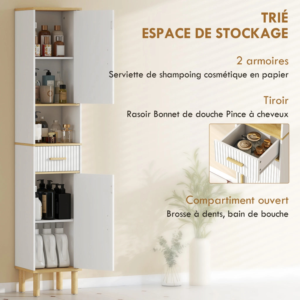 Mobile bagno colonna ¨C zephmum ¨C bianco 30x30x