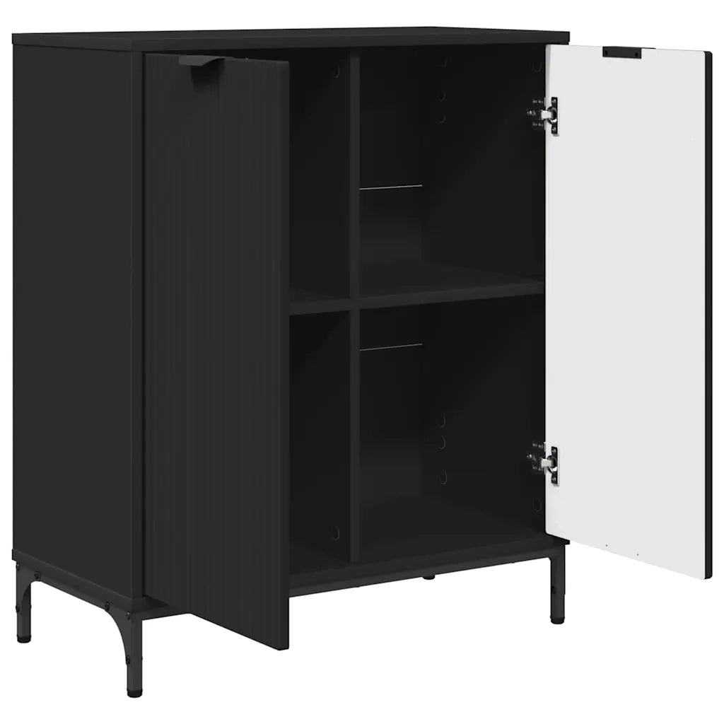 Credenza Nero 69,5 x 33 x 82 cm Legno multistrato 883425