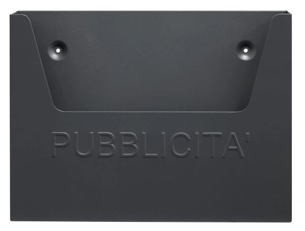 Cassetta Postale Esterno Porta Pubblicità Cestino per Posta Lettere in Metallo