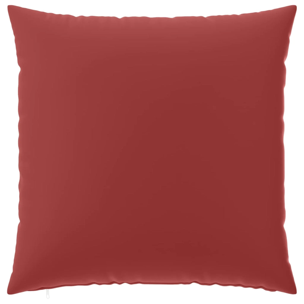 Federa 2 pcs HEERLEN Rosso Vino 65 x 65 cm Poliestere 913035