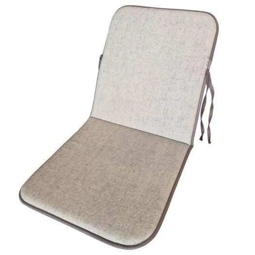 CUSCINO SPALLA BASSA GRIGIO PER POLTRONE DA GIARDINO MAX LISO GRIS 91X44X2,5 CM