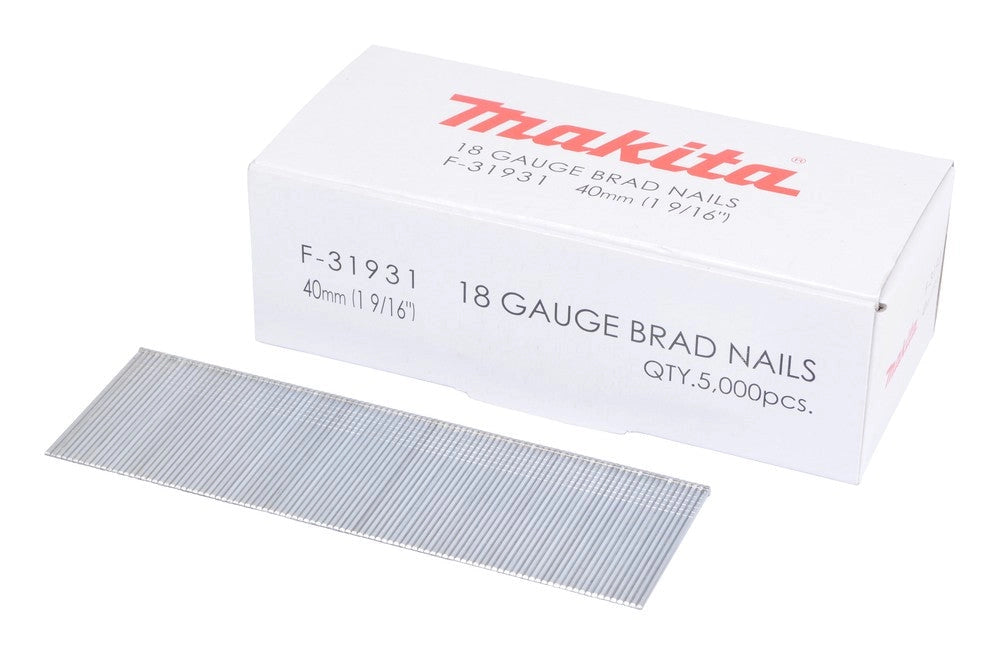 CHIODI MAKITA 18GA D.1,2 X 40mm, 5000 PEZZI  - F-31931