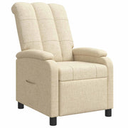 Poltrona reclinabile Crema Tessuto 42034964