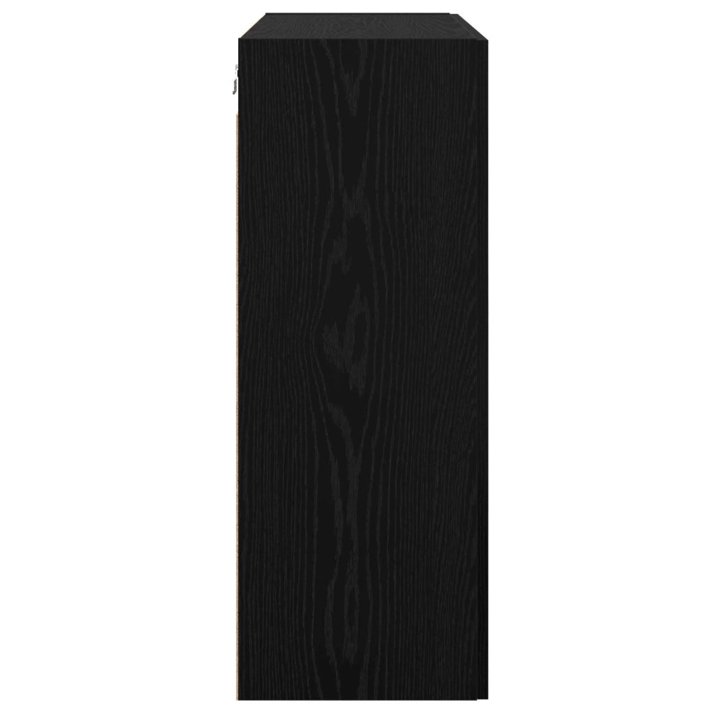 Armadi da Muro 2 pz Rovere nero 69,5 x 34 x 90 cm CFW3221795